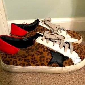 Leopard Print Sneakers
